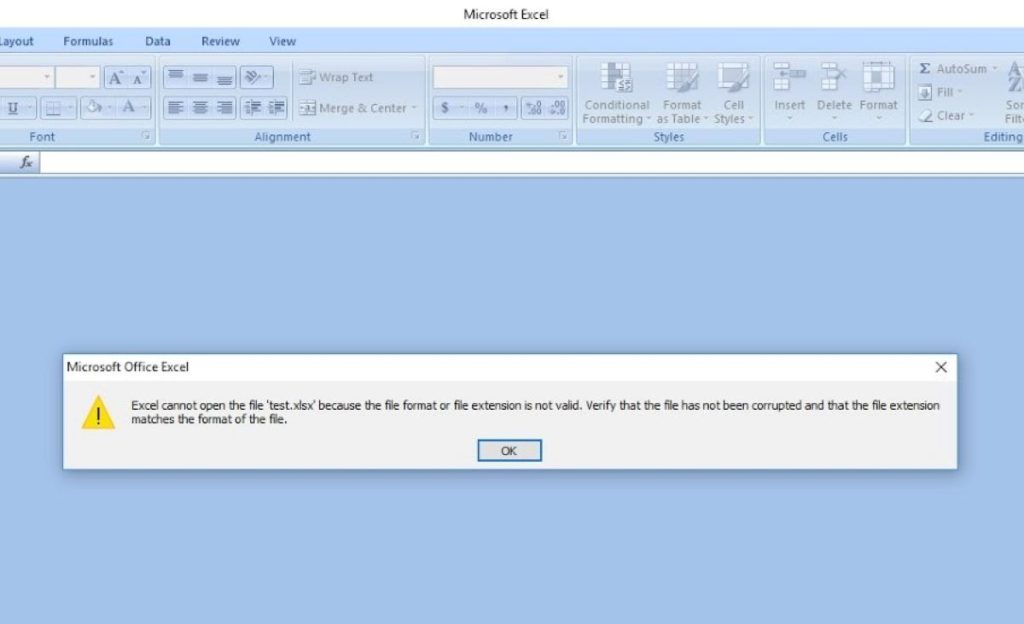 Langkah memperbaiki file Excel yang corrupt
