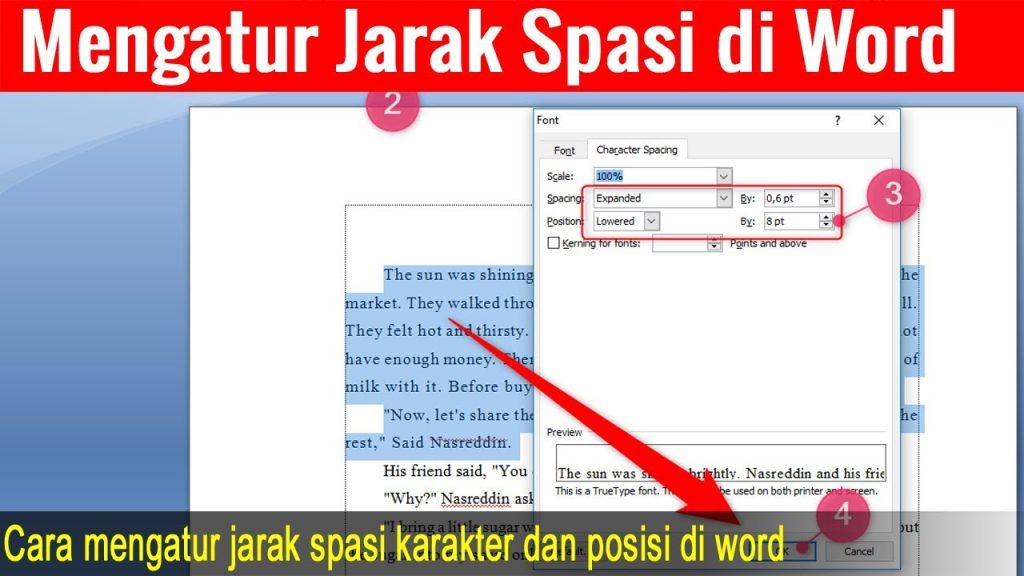 Cara Mengatur Spasi di Word paling praktis