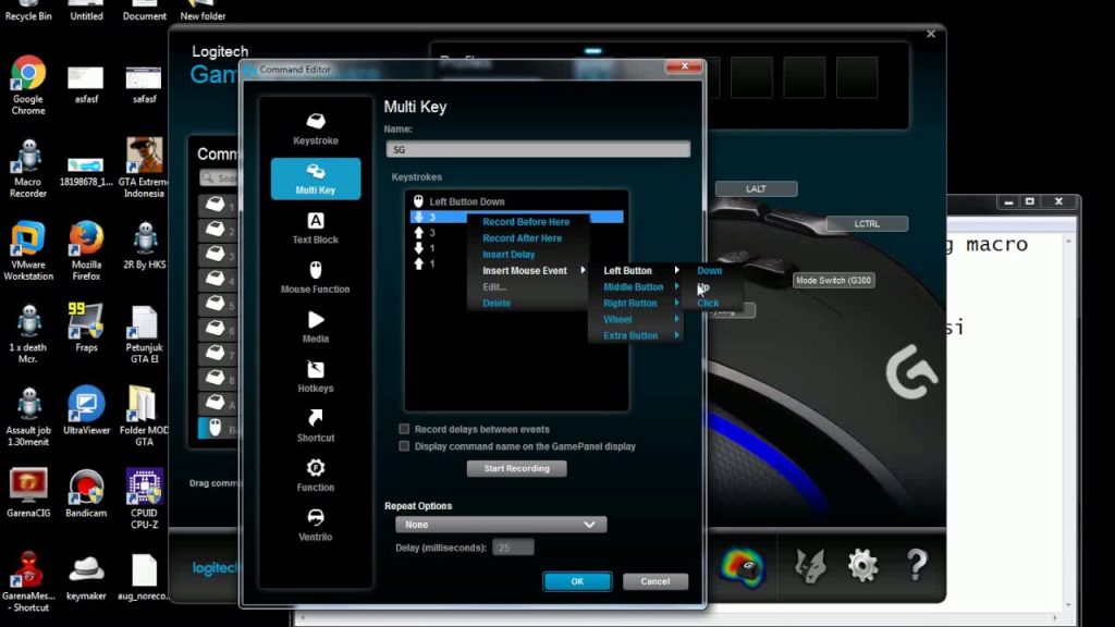 Cara Setting Mouse Macro