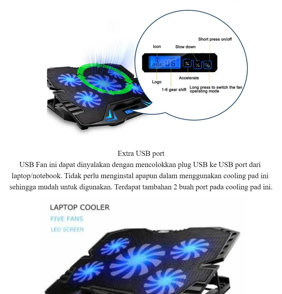Fitur dan keunggulan cooling pad terbaik untuk laptop