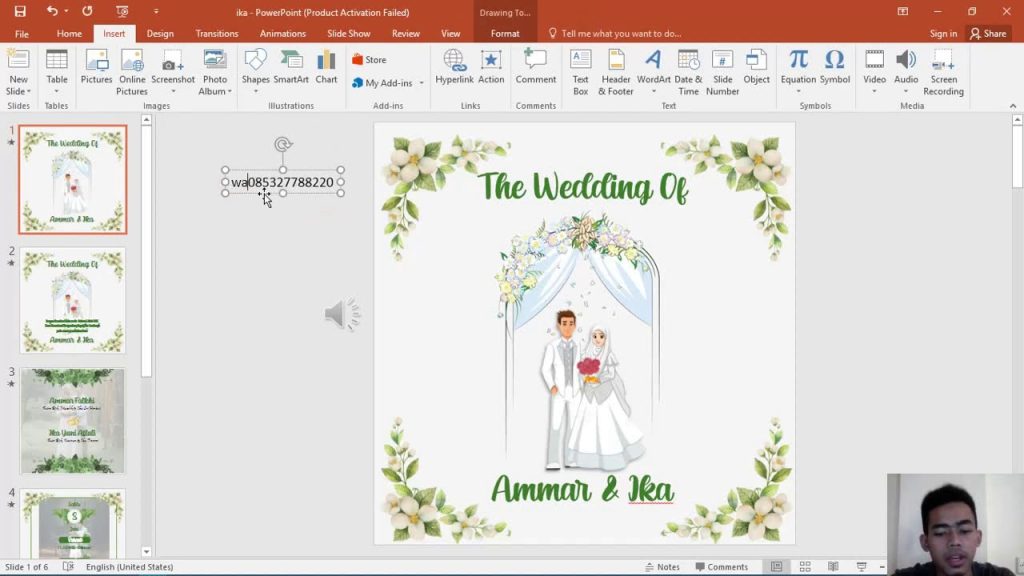cara membuat undangan digital dengan powerpoint